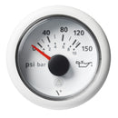 Veratron 52mm (2-1/16") ViewLine Engine Oil Temperature Pressure Gauge - 150 PSI - White Dial  Bezel [A2C59514202] - Essenbay Marine