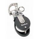 Barton Marine Size 2 Snatch Block w/Stainless Snap Shackle - 35mm Sheave [90301] - Essenbay Marine