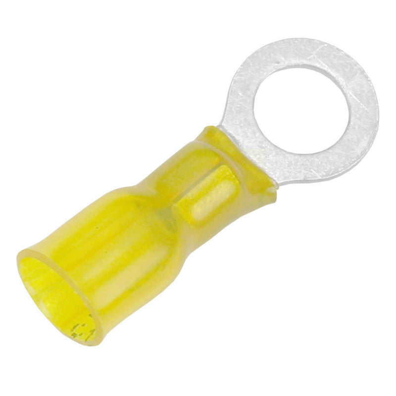 Pacer 12-10 AWG Heat Shrink Ring Terminal - 5/16" Stud Size - 100 Pack [TE10-56R-100] - Essenbay Marine