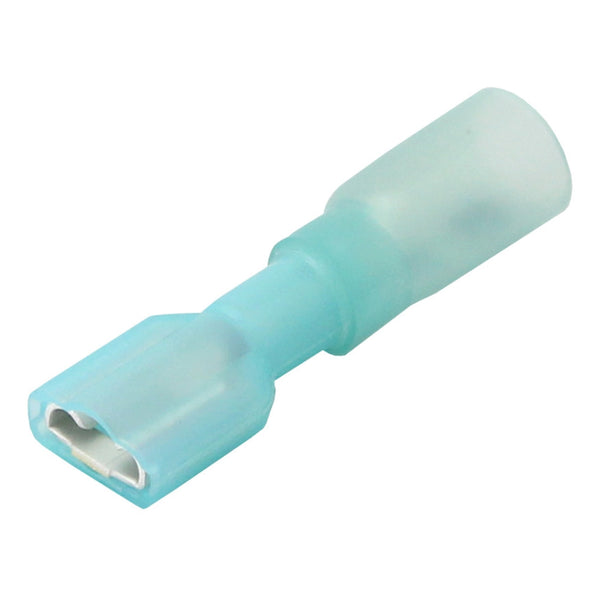 Pacer 16-14 AWG Heat Shrink Female Disconnect - 25 Pack [TDE14-250FI-25] - Essenbay Marine