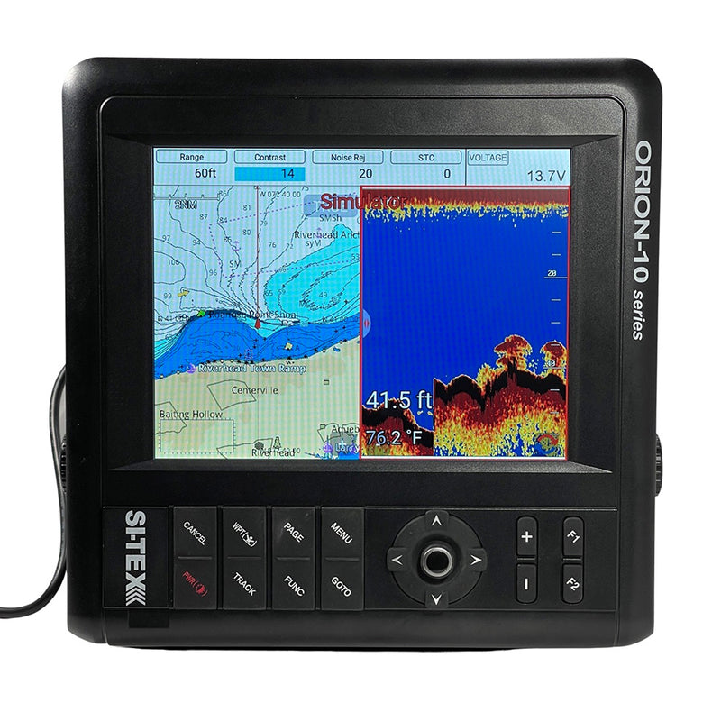 SI-TEX 10" Chartplotter/Sounder Combo w/Internal GPS  C-MAP 4D Card [ORIONCF] - Essenbay Marine