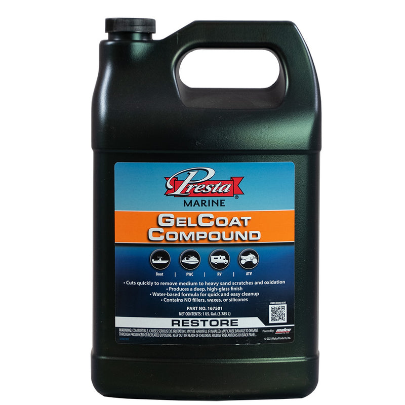 Presta Gel Coat Compound - 1 Gallon [167501] - Essenbay Marine