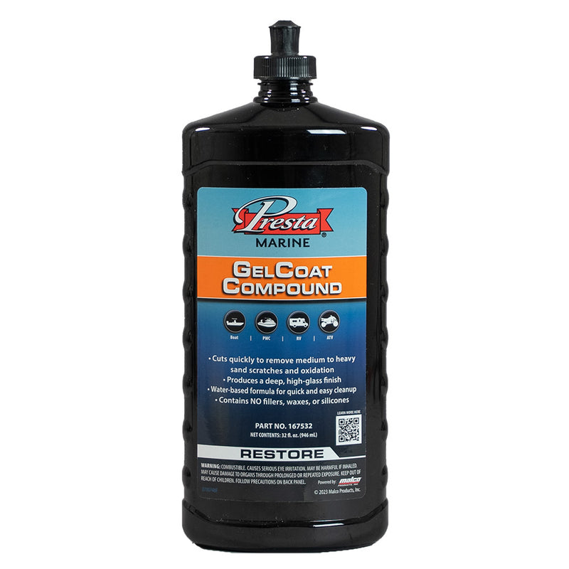 Presta Gel Coat Compound - 32 fl oz [167532] - Essenbay Marine