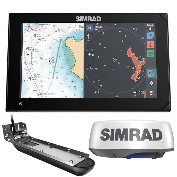 Simrad NSX 3009 Radar Bundle - HALO20+ Radar Dome  Active Imaging 3-in-1 Transducer [000-15377-001] - Essenbay Marine