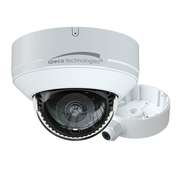 Speco 4MP H.265 AI IP Dome Camera w/IR - 2.8mm Fixed Lens  Junction Box [O4D9] - Essenbay Marine