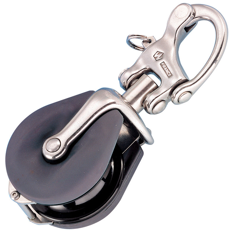 Wichard Snatch Block w/Snap Shackle - Max Rope Size 18mm (23/32") [35500] - Essenbay Marine