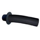 Trident Marine 10 Black Stern Flex Hose w/Transom Flange [TFK-10] - Essenbay Marine