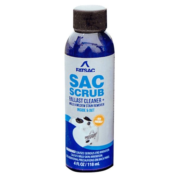 FATSAC Mold  Mildew Prevention Sac Scrub - 4oz Single-Use Bottle [M1081] - Essenbay Marine