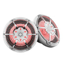 DS18 HYDRO 10" 2-Way Speakers w/Bullet Tweeter  Integrated RGB LED Lights - White [NXL-10M/WH] - Essenbay Marine