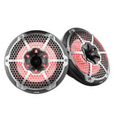 DS18 HYDRO 10" 2-Way Speakers w/Bullet Tweeter  Integrated RGB LED Lights - Carbon Fiber [CF-10M] - Essenbay Marine