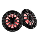 DS18 HYDRO 10" 2-Way Marine Speakers w/Bullet Tweeters  Integrated RGB LED Lights - Black [NXL-10/BK] - Essenbay Marine
