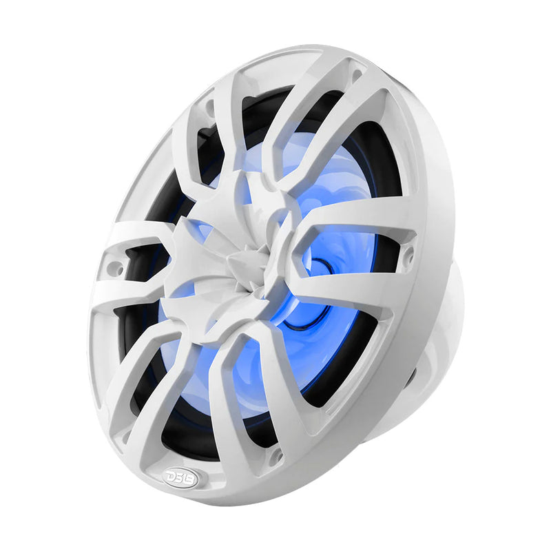 DS18 HYDRO 10" 2-Way Marine Speakers w/Bullet Tweeters  Integrated RGB LED Lights - White [NXL-10/WH] - Essenbay Marine