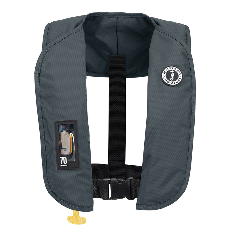 Mustang MIT 70 Manual Inflatable PFD - Admiral Grey [MD4041-191-0-202] - Essenbay Marine