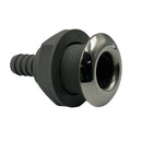 Marine Hardware Stainless Cap Thru-Hull 1-7/8" Flange 5/8" Hose THMB0.500-N - Essenbay Marine