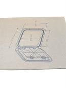 SeaFlo Boat Access Hatch 14.75 x 10.6"  White ABS  SFRE1-270-375-01
