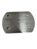 TACO Marine 4-3/8" X 3" Radiused Pad, 4-Hole NON Countersunk F36-3043AEY