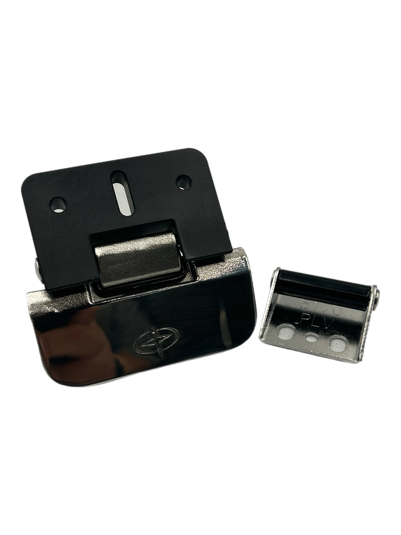 Slam Latch 2 Hole Mount Non-Locking Beveled Face 2.5D GEM 5151-410-16MM Slam Latch 2 Hole Mount Non-Locking Beveled Face 2.5D GEM 5151-410-16MM