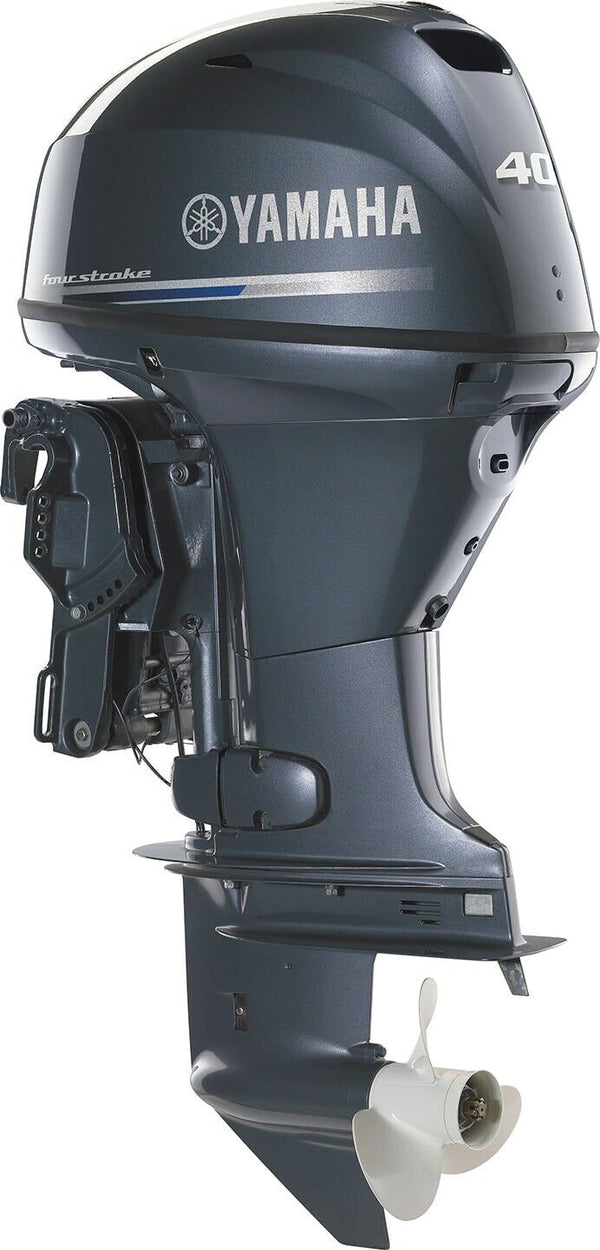 Yamaha 2022 F40LA Outboard Motor New in Box 20" Shaft - Essenbay Marine