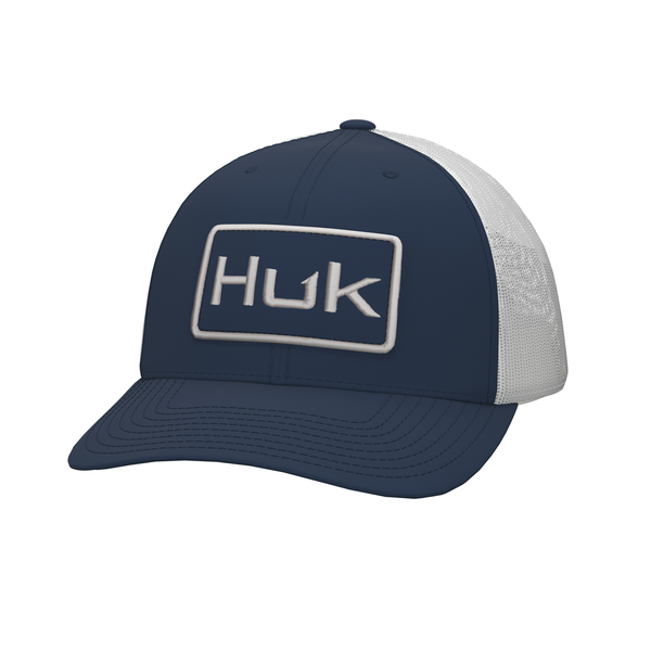 Huk Logo Trucker Cap Navy Blue H3000359 - Essenbay Marine
