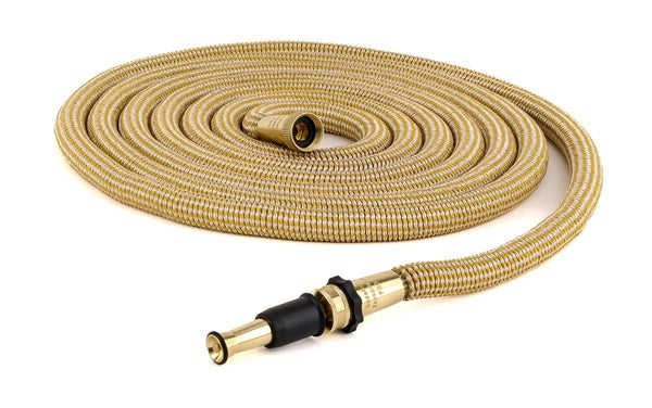 HoseCoil Expandable Pro Hose Kit 50' W/ Brass Nozzle HEP50K