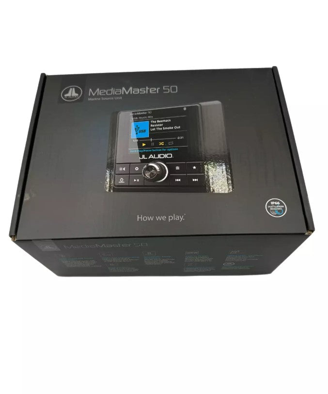 JL Audio MM50 MediaMaster Marine Source Unit W/ Full-Color LCD Display