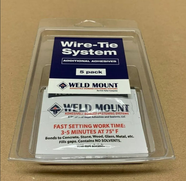 Weld Mount Fastening Bonded Epoxy Adhesive 5 Pack