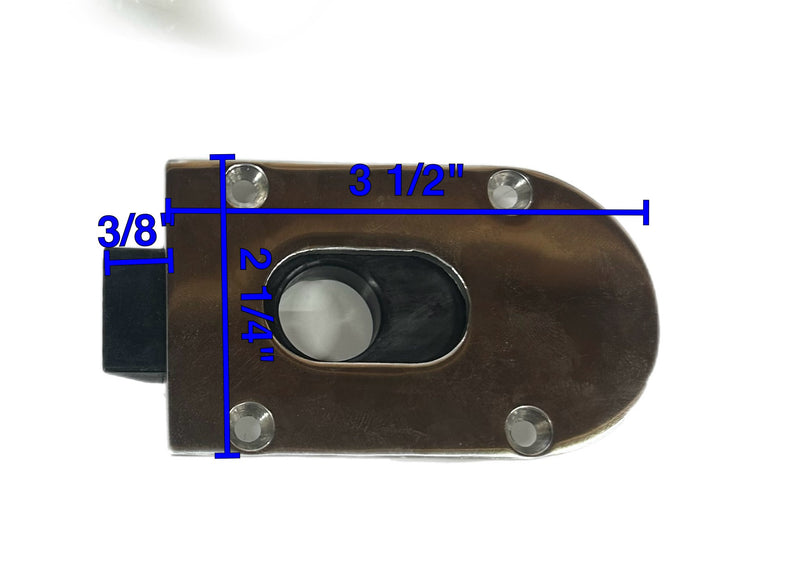 Taco Stainless Steel Transom Door Latch F45-0350