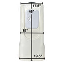 Zodiac Optima 1000XL White Console w/ Steering Wheel, Helm, Screen & Rail Z61397 - Essenbay Marine