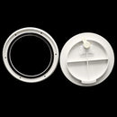 Jim Black Boat Access / Deck Plate 587-6-05 | 6 Inch Polar White