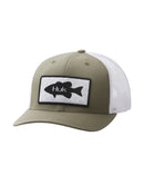 Huk Topo Trucker Snap Back Cap Green H3000265 - Essenbay Marine