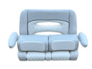 Sea Fox Boats Llebroc Dual Captain Helm  Chair 2-Tone White / Gray 1BSE1083-01 - Essenbay Marine