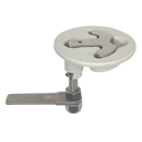 TACO Marine Round White 2-1/2" Nylon Latch-Tite Latch F42-2500WHSS - Essenbay Marine