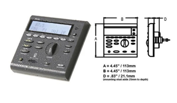 Poly-Planar – Remote Head Display for MRD-70/MZ-100 Stereo Systems RD-44-G