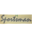 Sportsman Boats – Key West Boats Domed Black / Silver Sportsman Decal (Single) – 6.2R3 / 87300G - Essenbay Marine