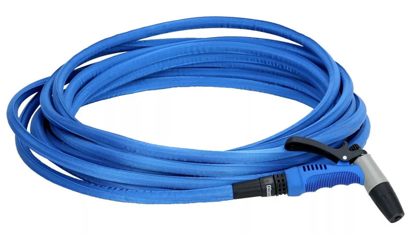 HoseCoil Flexible Hose Kit 25' Fabric Cover W/ WN510 Rubber Nozzle HF25K - Essenbay Marine
