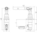Pair TACO Marine Reconditioned Grand Slam GS-380-RECON Mount 1-1/2" Outriggers - Essenbay Marine