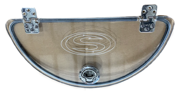Sportsman Boats – Sportsman Boats Livewell Lid w/ Stainless Steel Gemlux Latch and Hinges OEM – 8C1E / 303476-12