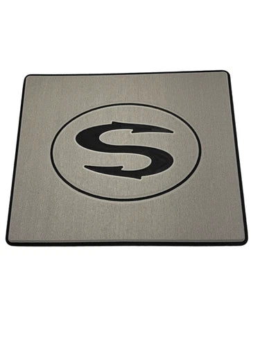 Sportsman Boats – Sportsman 15" x 13"  Peel and Stick Titanium Logo Mat – 15I2 / 06673M