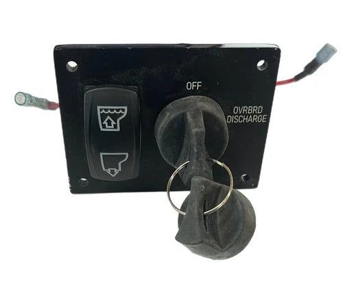 Sportsman Boats – Sportsman 4" X 3" Toilet Flush Switch Panel SPR003 – 6J3 / 15905R