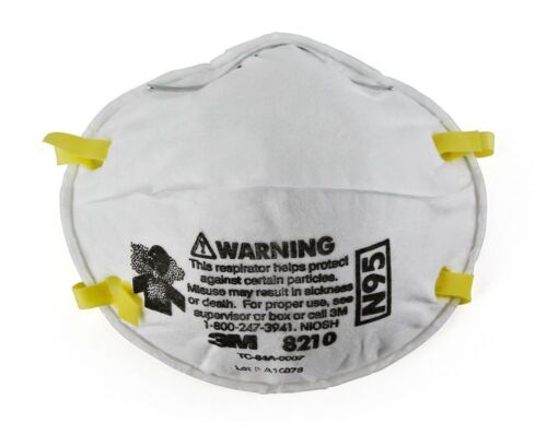 3M 8210 N95 Particulate Respirator Mask, Box of 20 - Essenbay Marine
