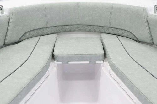 Sportsman Boats – Sportsman Boats 231/232/241/242CC Bow Bolster 3 Piece Cushion Set Platinum Gray – 13E5 / SPORT-104PG