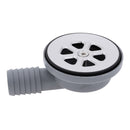 Ambassador Marine – 2 in Drain, 95 Degree Floor Drain, Low Profile, 1 in Marine Hose Barb Ultra-Mirror Finish – S00-0003-UP-R - Essenbay Marine