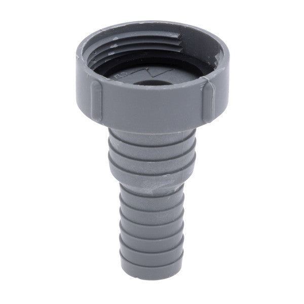 Ambassador Marine – Straight Marine Hose Barb Adapter, 1 1/4 in-F Thread to 3/4 in & 1 in Marine Hose Barb – S00-0020-PL-R