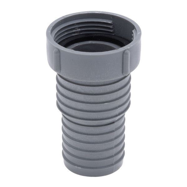 Ambassador Marine – Straight Marine Hose Barb Adapter, 1 1/4 in-F Thread to 1 1/4 in & 1 1/2 in Marine Hose Barb – S00-0021-PL-R