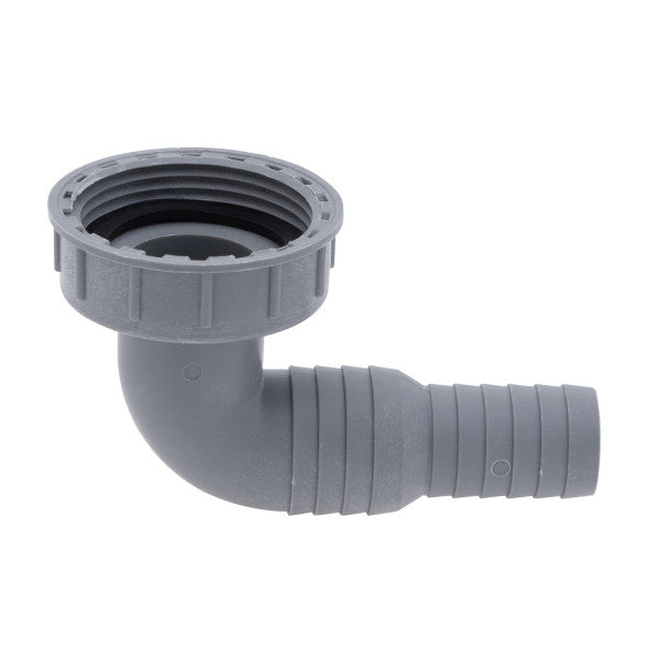 Ambassador Marine – 90 Degree Marine Hose Barb Adapter, 1 1/4 in-F Thread to 3/4 in & 1 in Marine Hose Barb – S00-0022-PL-R