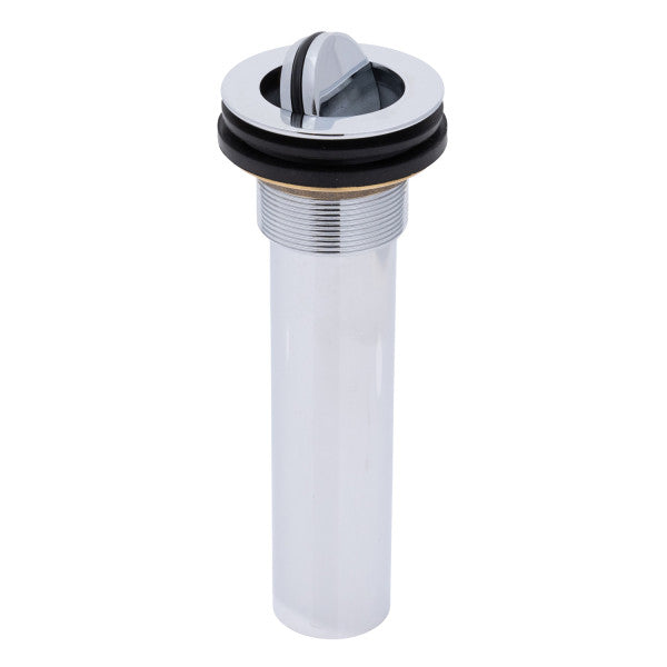 Ambassador Marine – 1 1/2 in Drain, Flip Drain no Overflow, Straight, 1 1/4 in Sweat Chrome – S01-0311-CP-R