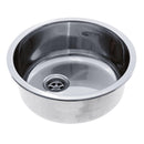 Ambassador Marine – Cylinder Sink Ultra-Mirror Finish, 304 Stainless Steel, 2 in Drain, SoundKOTE – S14-2501-UM-R - Essenbay Marine