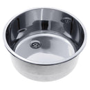 Ambassador Marine – Cylinder Sink Ultra-Mirror Finish, 304 Stainless Steel, 2 in Drain, SoundKOTE – S14-2806-UM-R - Essenbay Marine