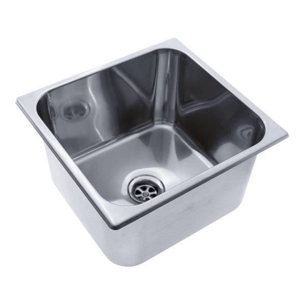 Ambassador Marine – Rectangle Sink Ultra-Mirror Finish, 304 Stainless Steel, 2 in Drain, SoundKOTE – S44-1831-UM-R