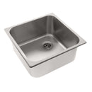 Ambassador Marine – Rectangle Sink Brushed Finish, 304 Stainless Steel, 2 in Drain, SoundKOTE – S44-4614-BR-R - Essenbay Marine